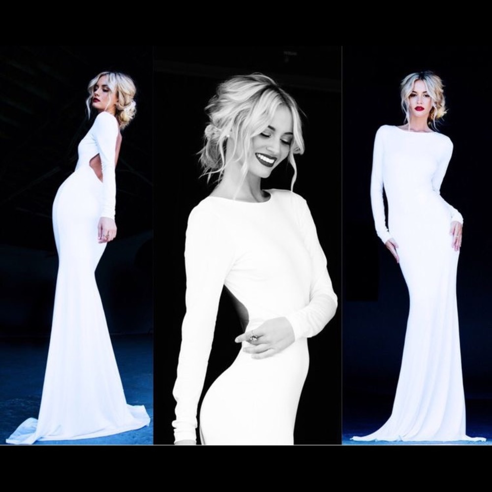Lurelly Monaco backless gown dress prom